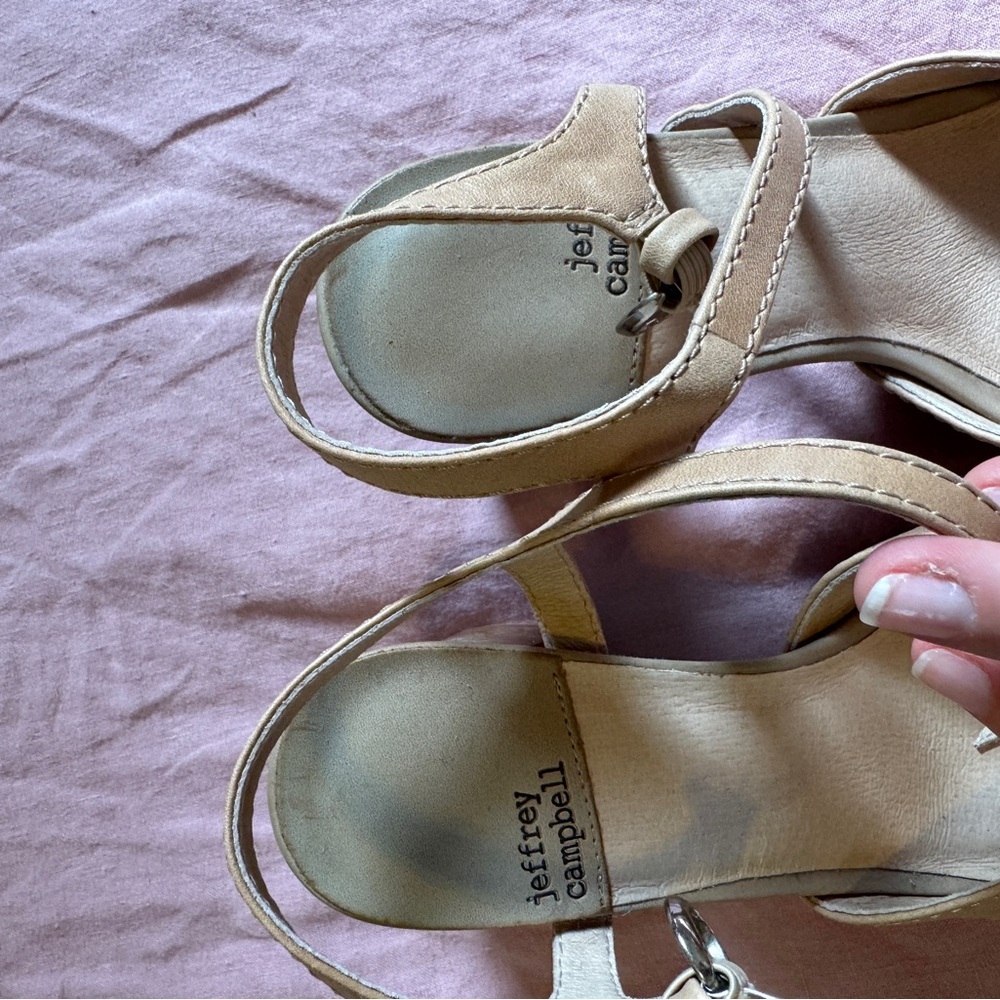 Like new Jeffery Cambell platform sandals sz 6 - Picture 6 of 6